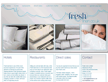 Tablet Screenshot of freshlinen.co.uk